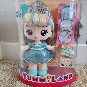 Blue Glitter Doll with Accessories